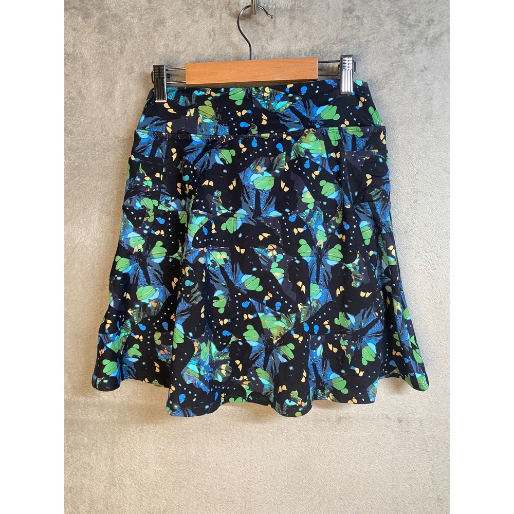 Dona Jo Skort Small Butterfly Print Athletic Tennis Golf Active Performance - Picture 4 of 8